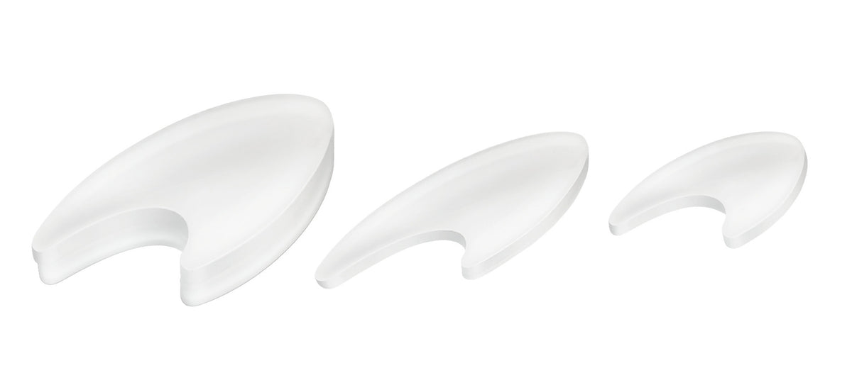 Séparateurs d'orteils en silicone - forme anatomique - 10 pièces - Ruck