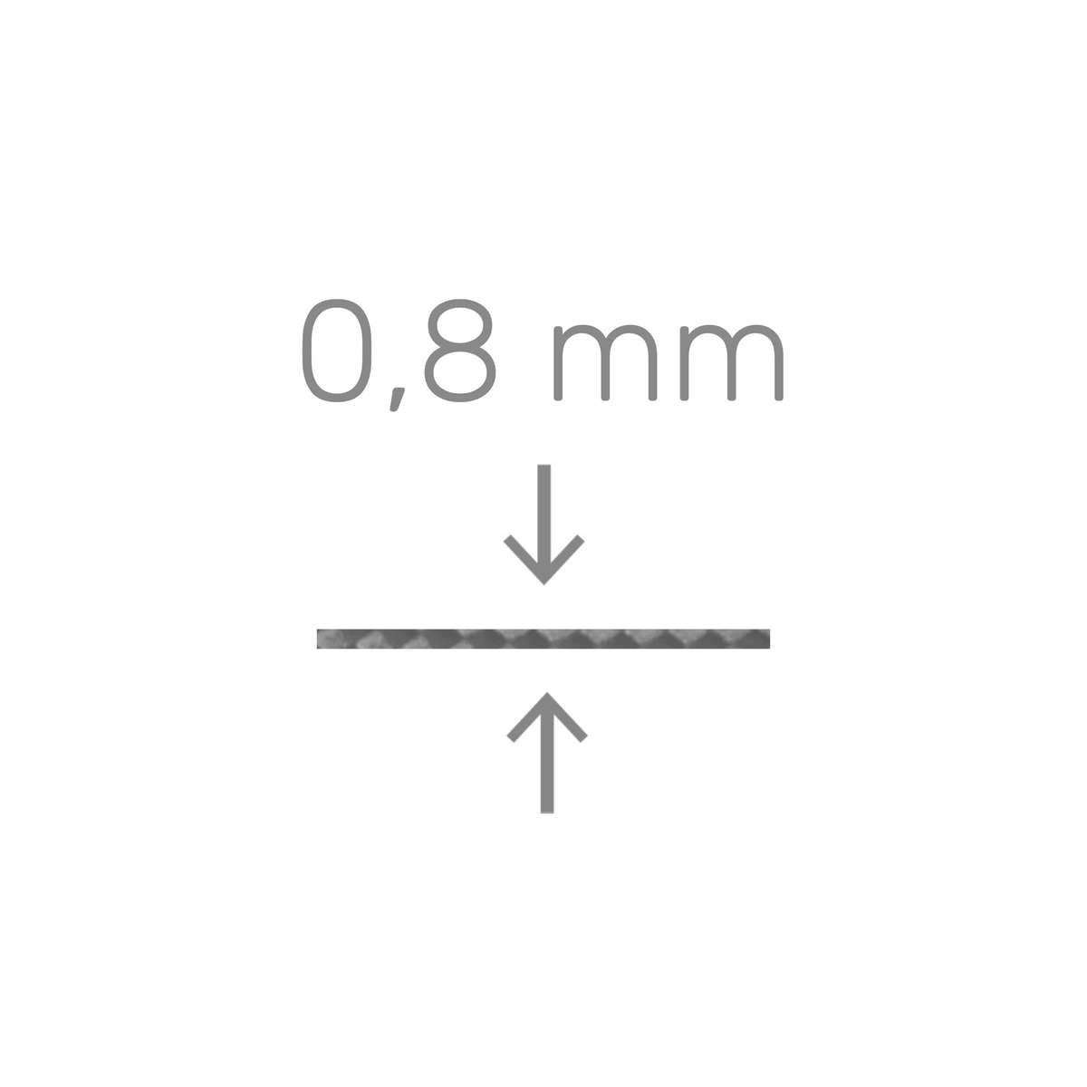 Recouvrement My Graphite - Graphite - 0,8 mm