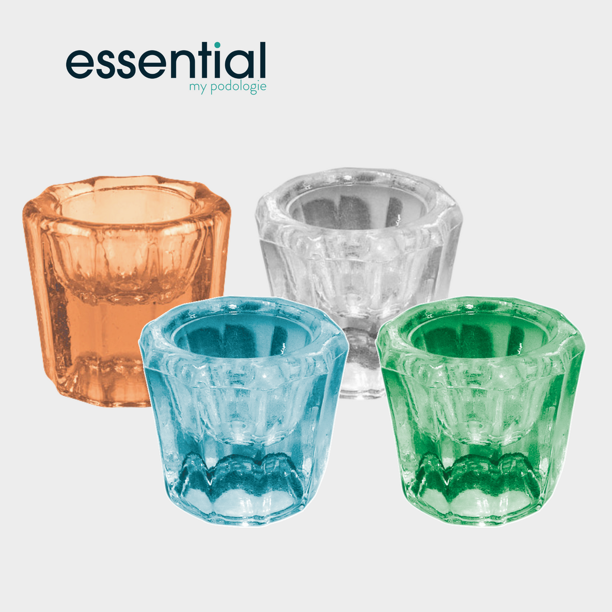 Godet en verre transparent pour bonding - Ruck