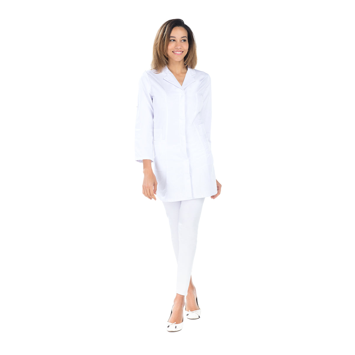 Christel - Blouse 3/4 - Manches longues transformables - Femme - 85 cm