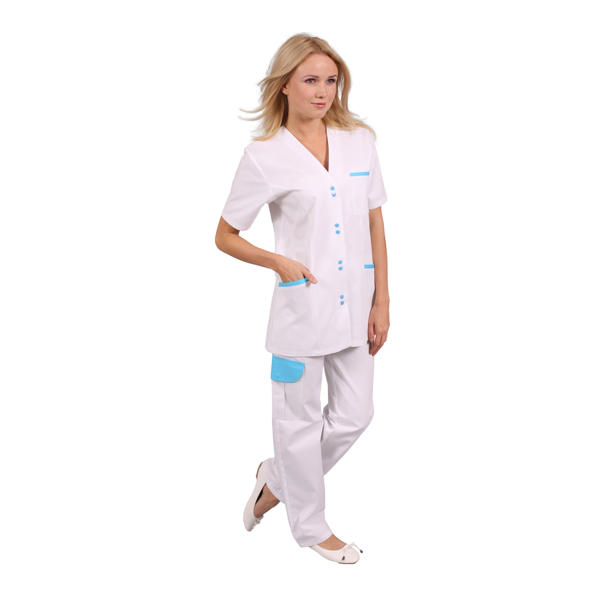 Ella - Tunique - Manches courtes - Femme - 75cm - Remi