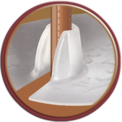 Coussinet en gel avec adhérence - Pour chaussures ouvertes type tongs - 1 paire