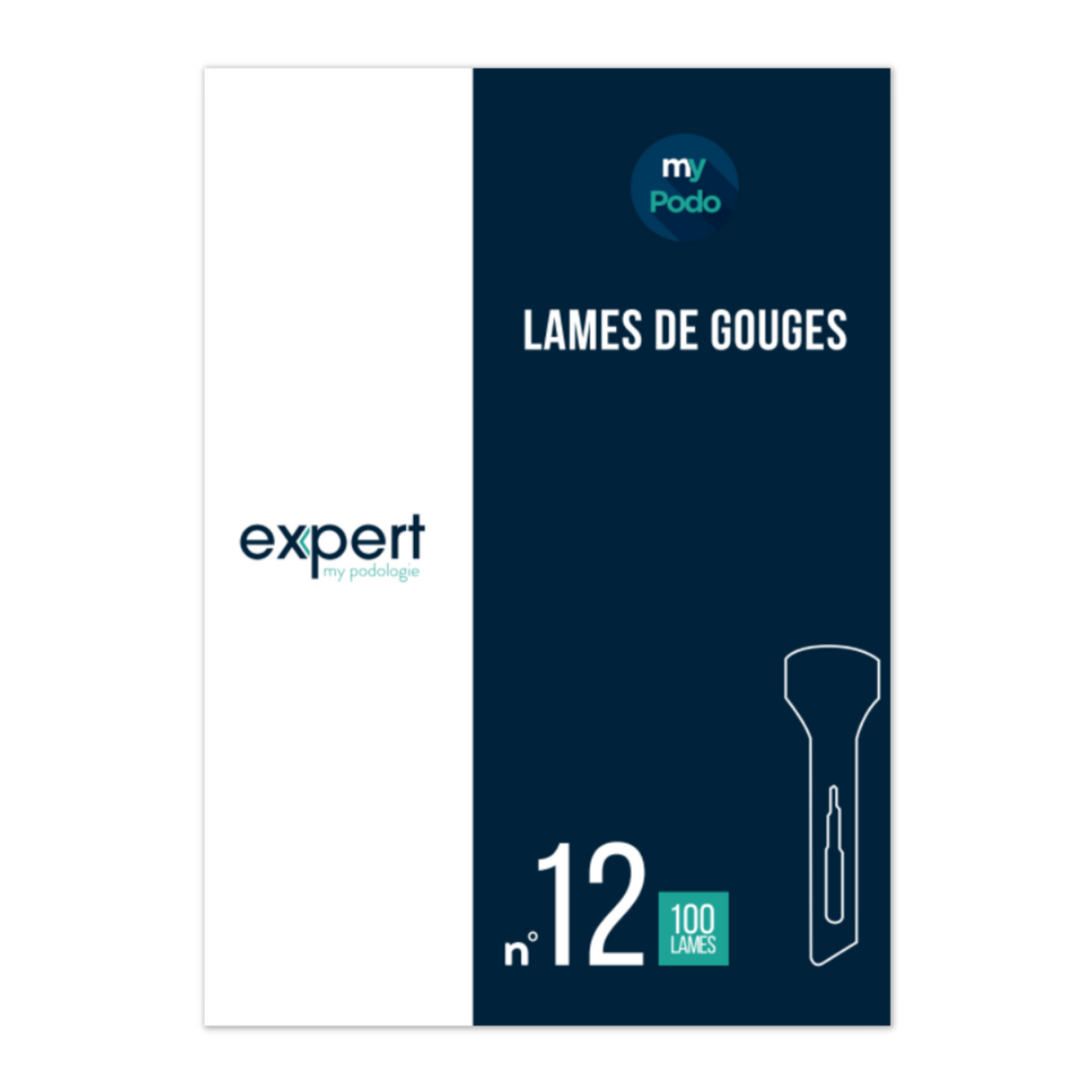 100 Lames de gouges stériles - Expert - My Podologie