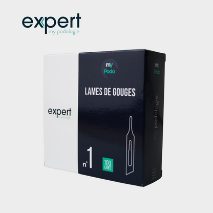 100 Lames de gouges stériles - Expert - My Podologie