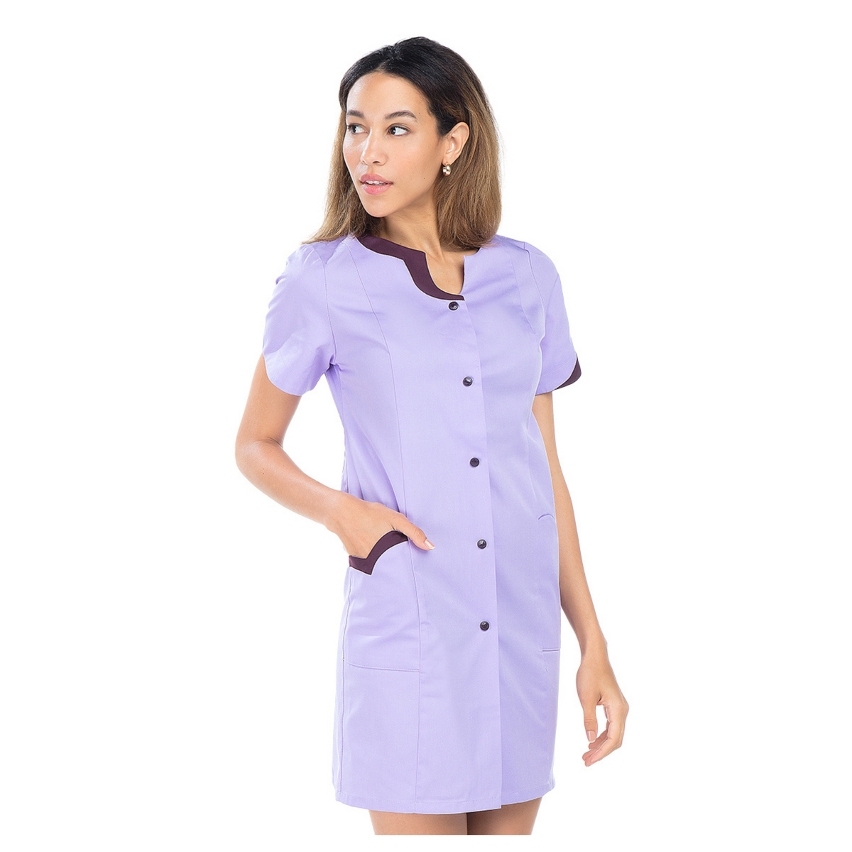 Clara - Blouse 3/4 - Manches courtes - Femme - 85 cm