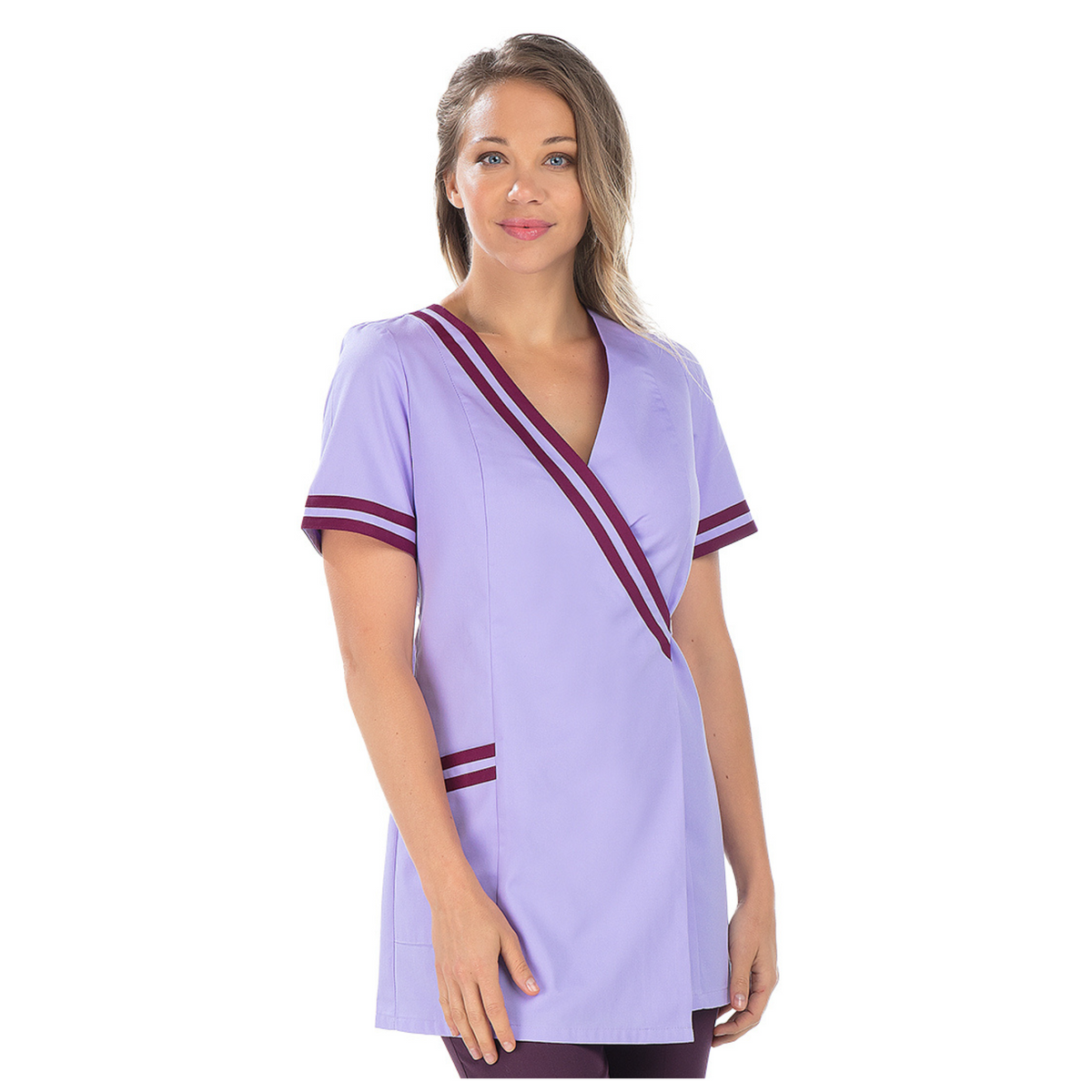 Claudia - Tunique - Manches courtes - Femme - 75 cm
