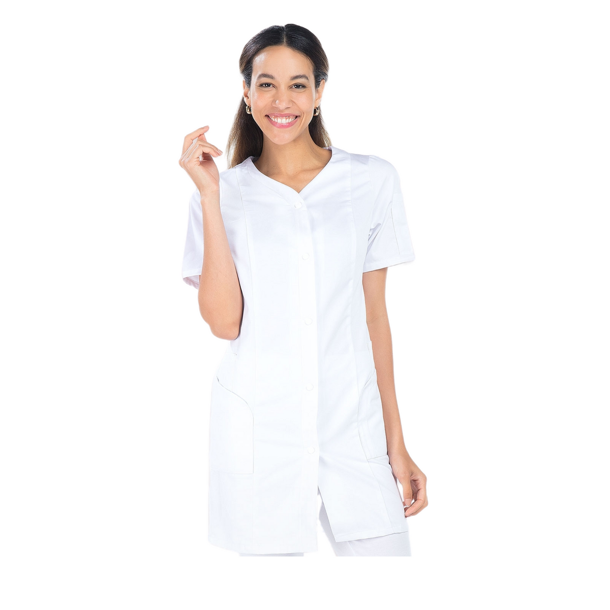 Clémence - Blouse 3/4 - Manches courtes - Femme - 85 cm