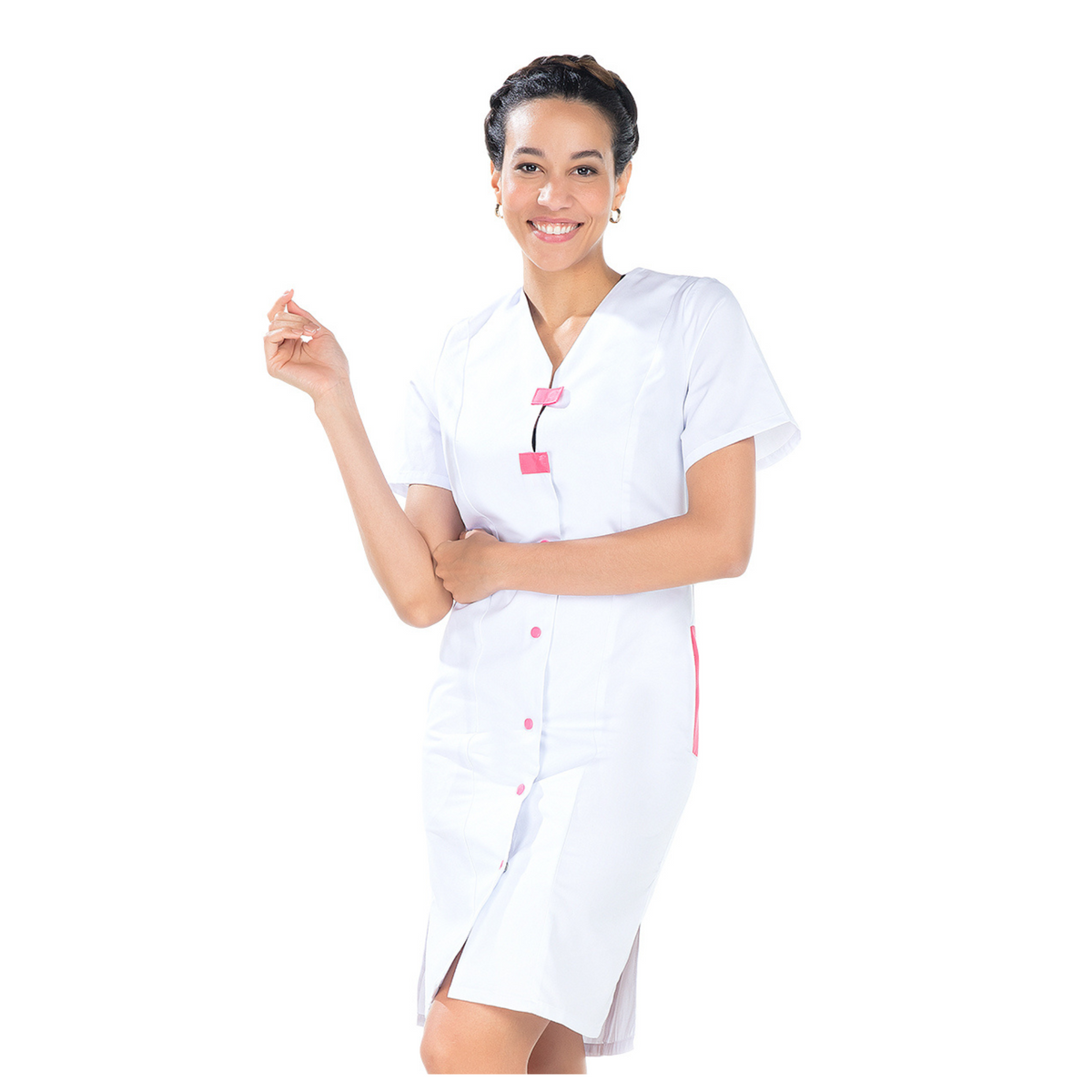 Delphine - Blouse 7/8 - Manches courtes - Femme - 95 cm