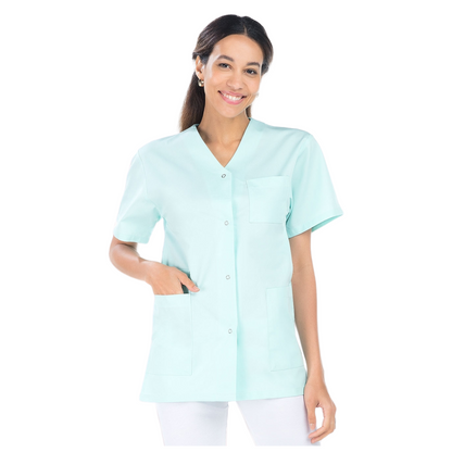 Dora - Tunique - Manches courtes - Col V - Femme - 75 cm