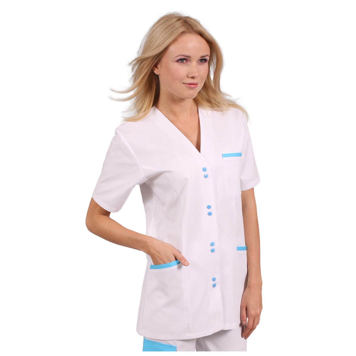 Ella - Tunique - Manches courtes - Femme - 75cm - Remi