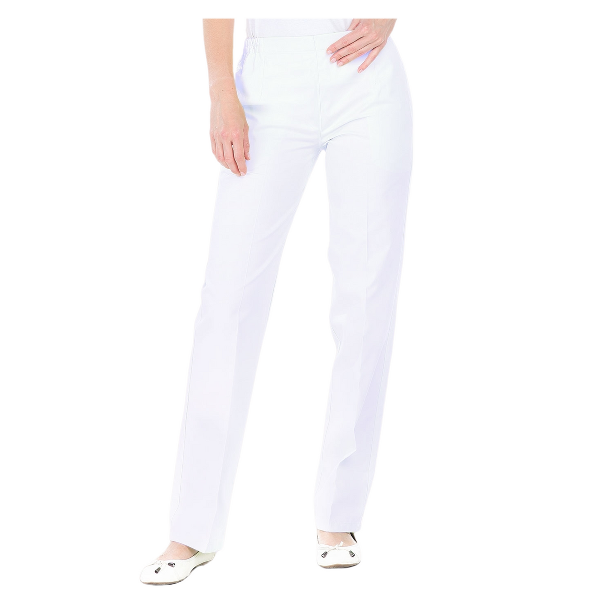 Manhattan - Pantalon - Femme - Ceinture élastique - Sans poche