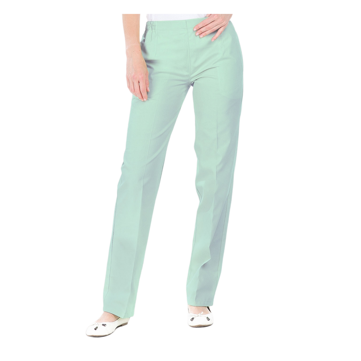 Manhattan - Pantalon - Femme - Ceinture élastique - Sans poche