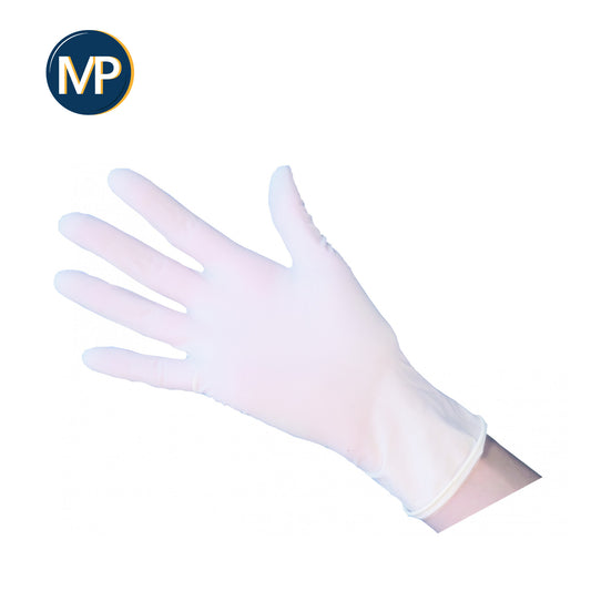 Gants d'examen - Latex - Sans poudre - Ambidextres - Boite de 100 - My Podologie