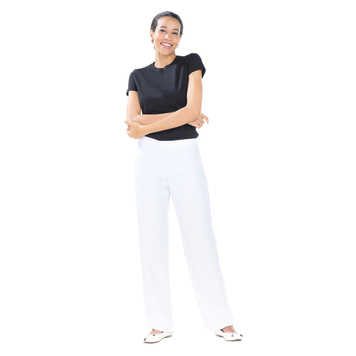 Alizée - Pantalon - Femme - Ceinture élastique dos - Sans poche