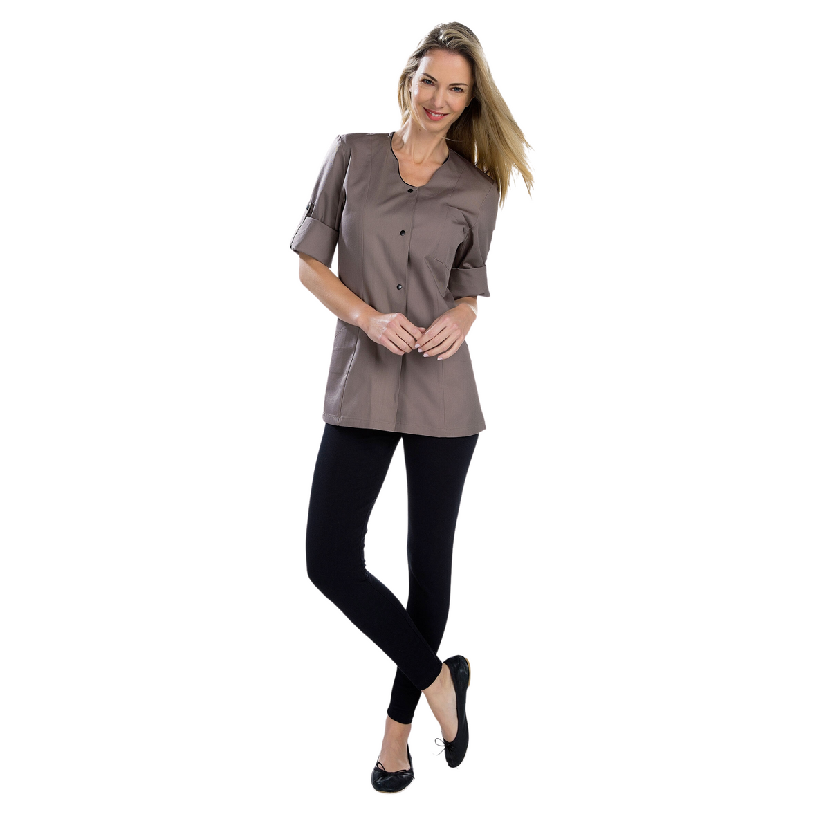 Anaïs - Tunique - 3 types de manches - Femme - 75cm