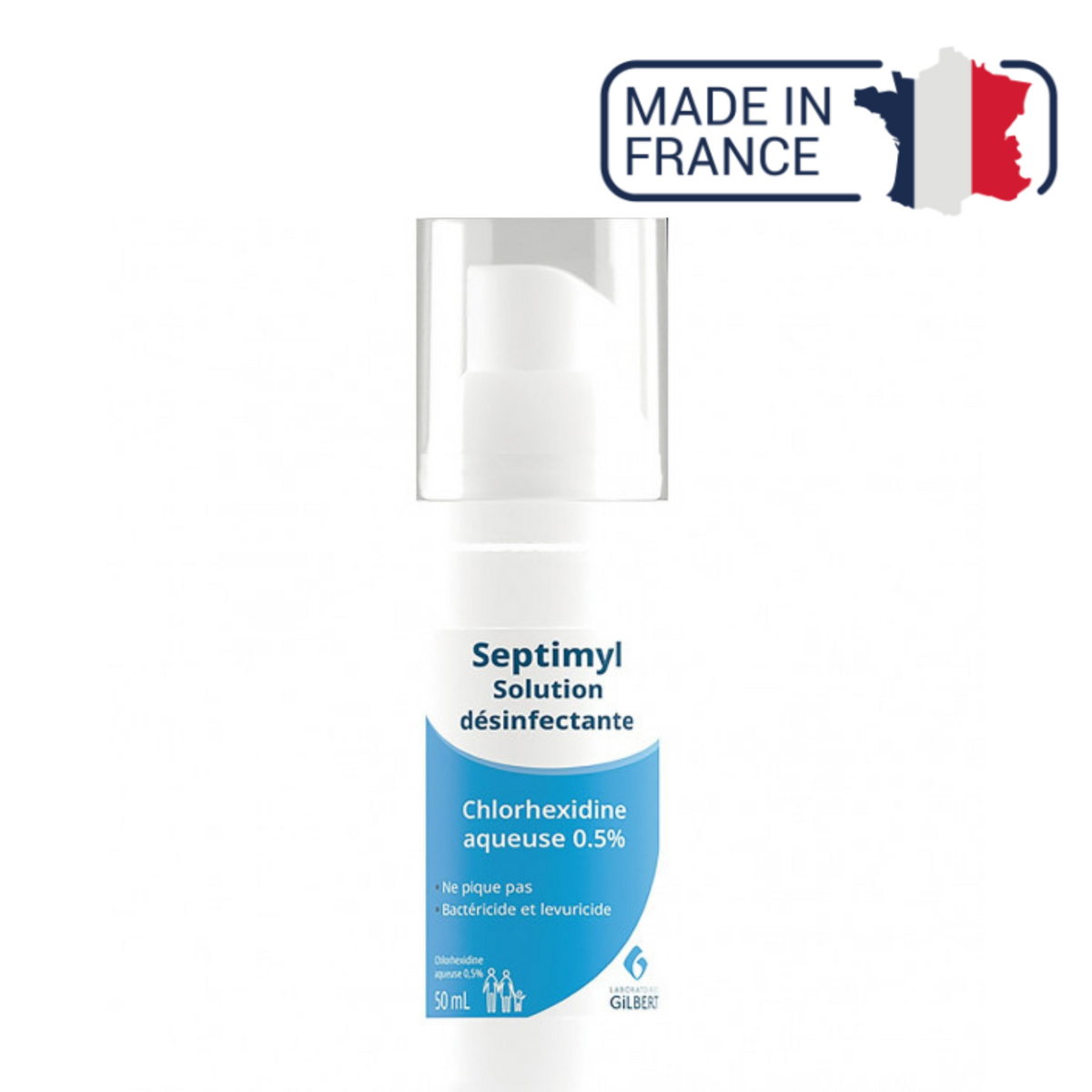 Chlorhexidine acqueuse 0.5% - Solution désinfectante - SEPTIMYL - Gilbert