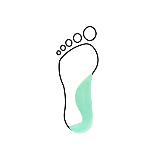 Voûte interne avec coin supinateur en mousse latex - Vert