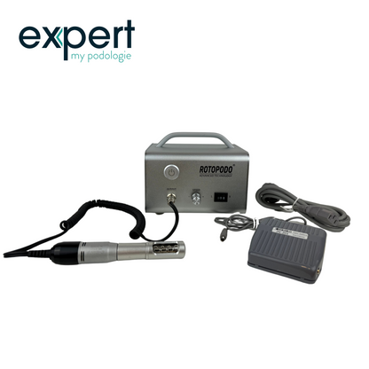 Micromoteur filaire Rotopodo - 40 000 tpm avec pédale - My Podologie