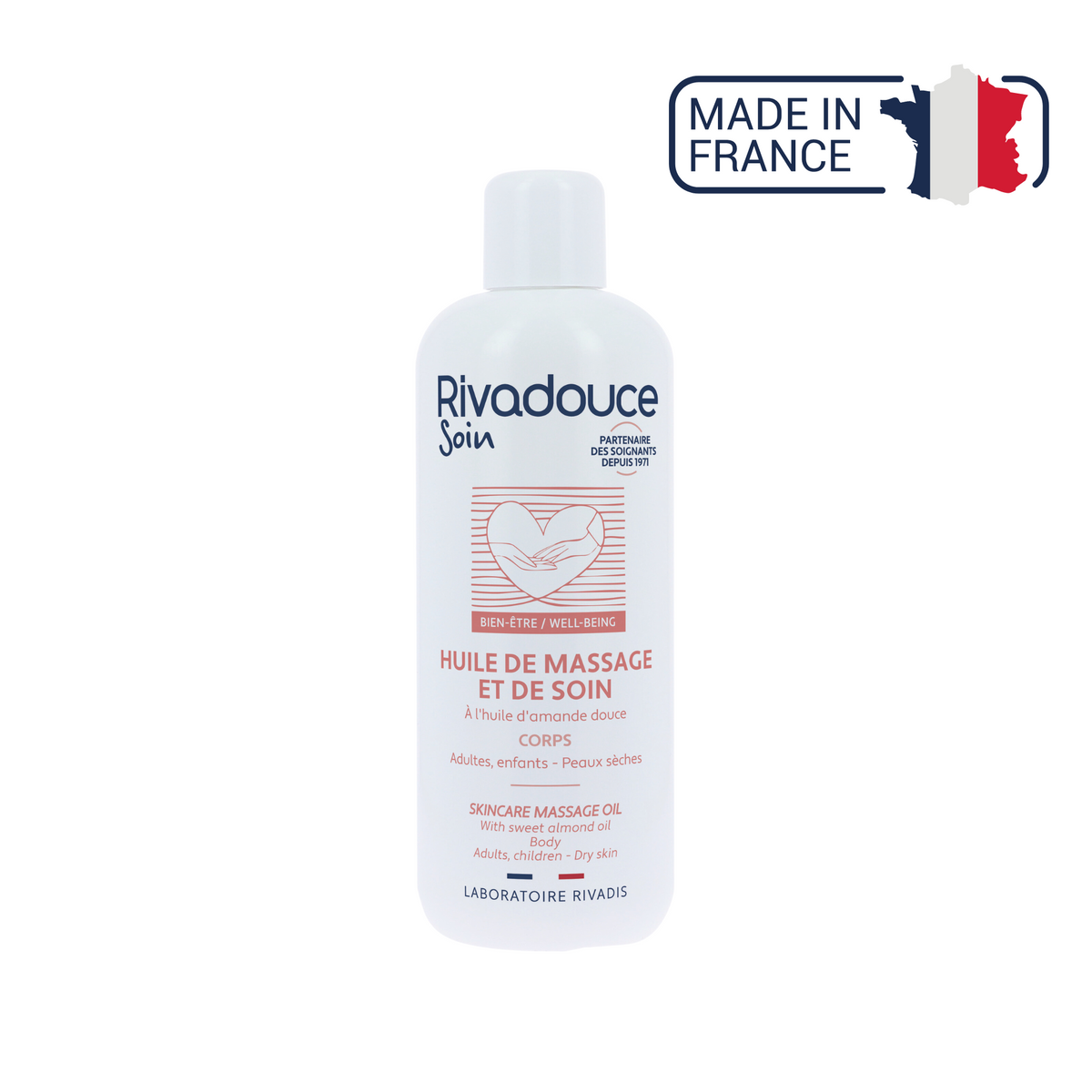Huile de massage et soin - 500ml - Rivadouce