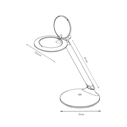 Lampe loupe de bureau - Ruck