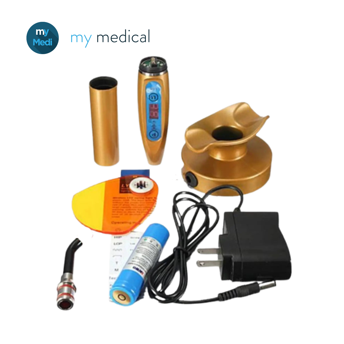 LED Curing Light - Cordless - 1500 mW/cm² - 6 Colors Available