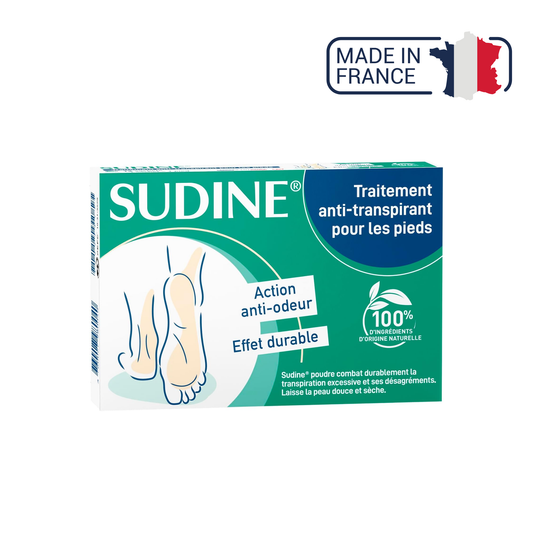 Sudine - Polvo antitranspirante para pies